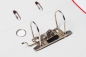 Segregator Bantex Classic dźwigniowy A4/5cm - szary (400143827)