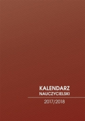 Kalendarz nauczycielski 2017/2018 brązowy, zygzak - Opracowanie zbiorowe