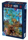 Puzzle 1000: Szaleństwo budowa Statuy Wolności NY
