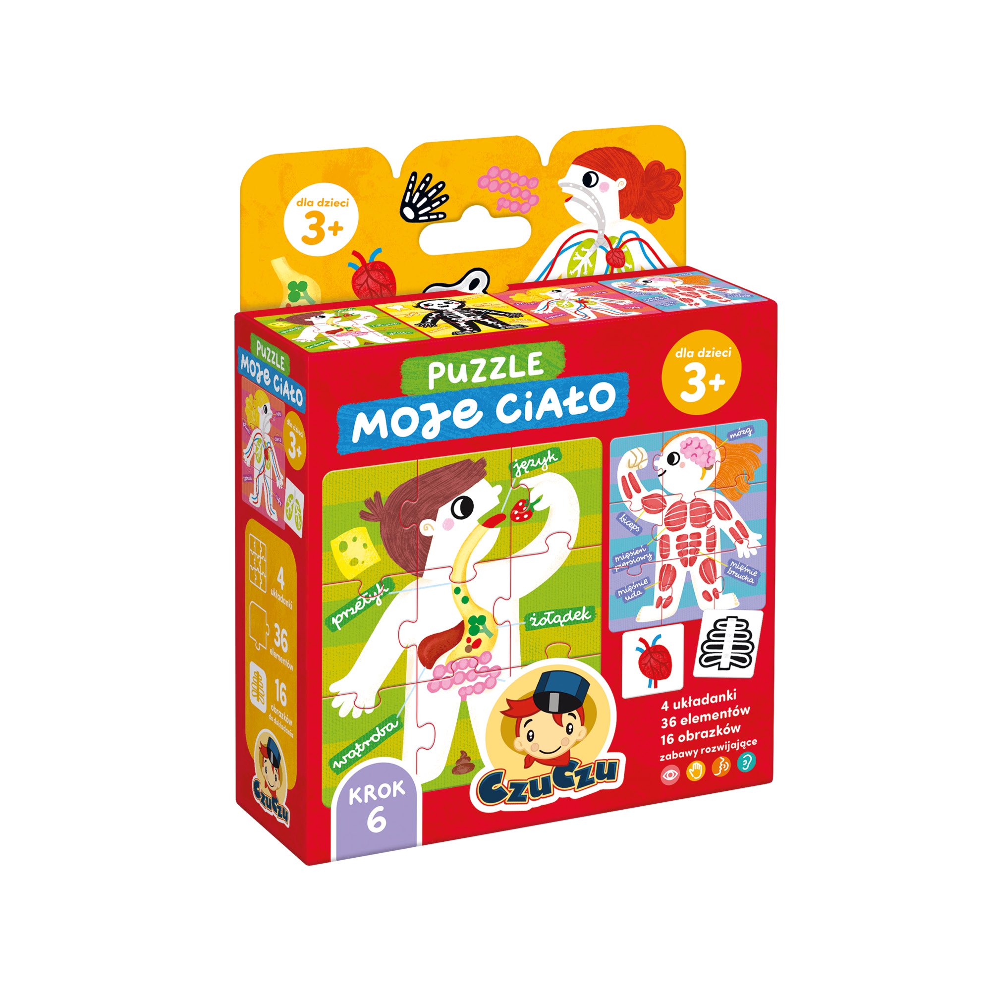 CzuCzu Puzzle: Moje ciało 3+