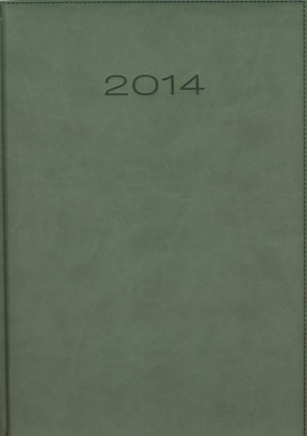Kalendarz 2014 A4 31D Szary duży dzienny - <br />
