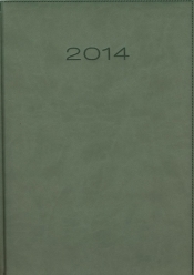 Kalendarz 2014 A4 31D Szary duży dzienny - <br />