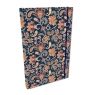 Notes A5 kratka z gumką Soft Touch Paisley Kwiaty Blue