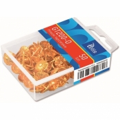 Pinezki Tetis, 50 szt. - złote (GT200-O)