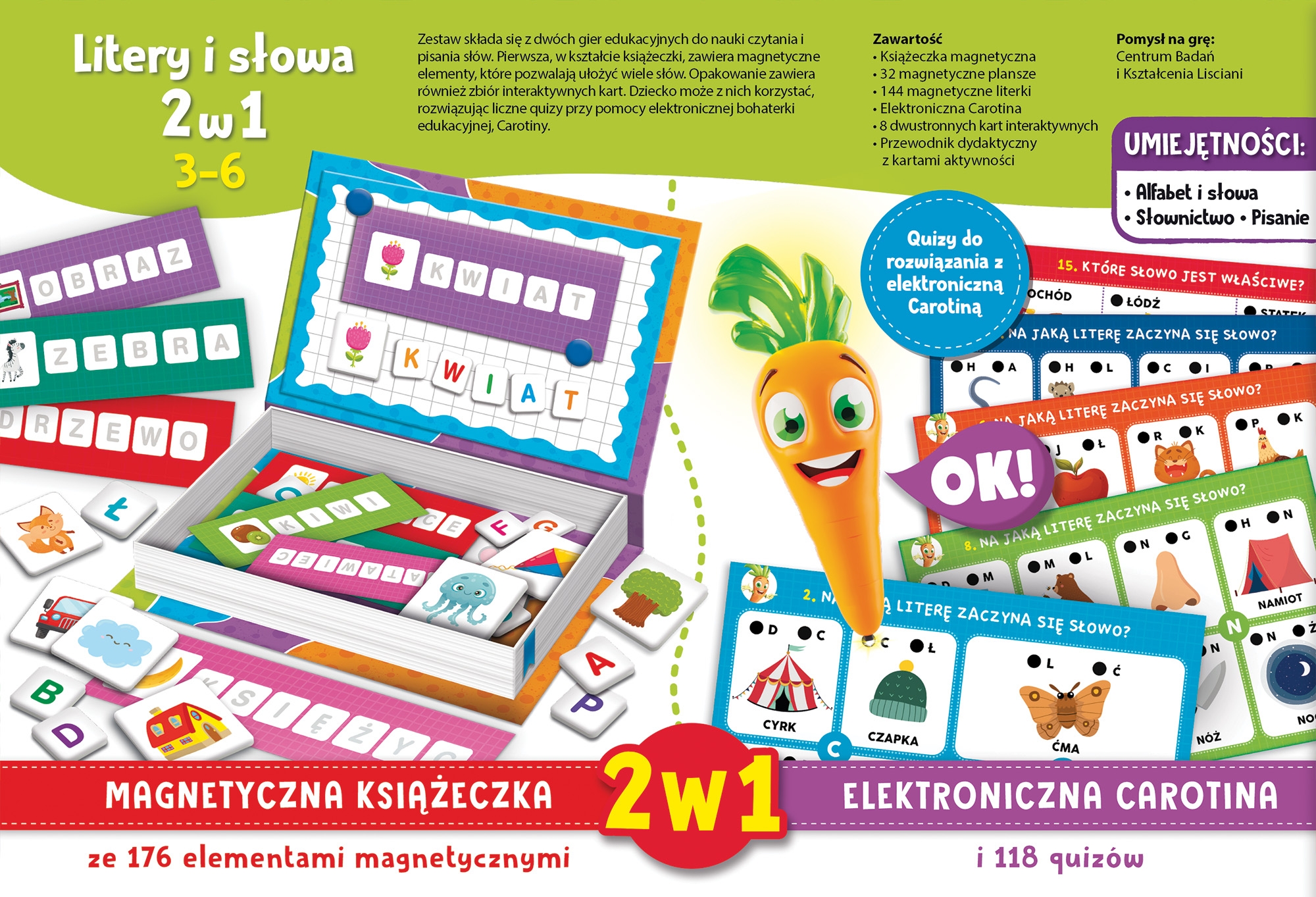 Carotina - Litery i Słowa 2w1 (304-PL110032)
