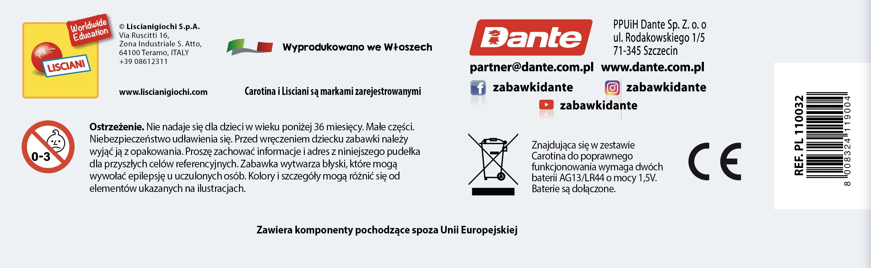 Carotina - Litery i Słowa 2w1 (304-PL110032)