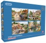 Puzzle 4x500 Spokojna woda 113738 10+