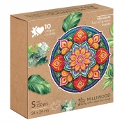 Alexander, Puzzle drewniane 150: Mandala nadziei - Mandala full of green seeds (5070)