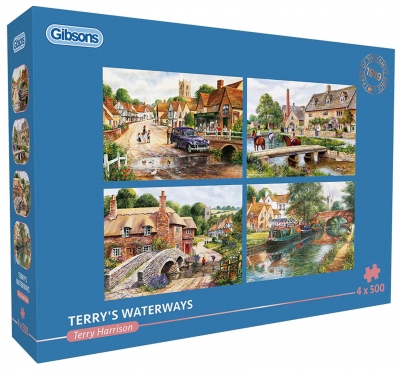 Puzzle 4x500 Spokojna woda 113738