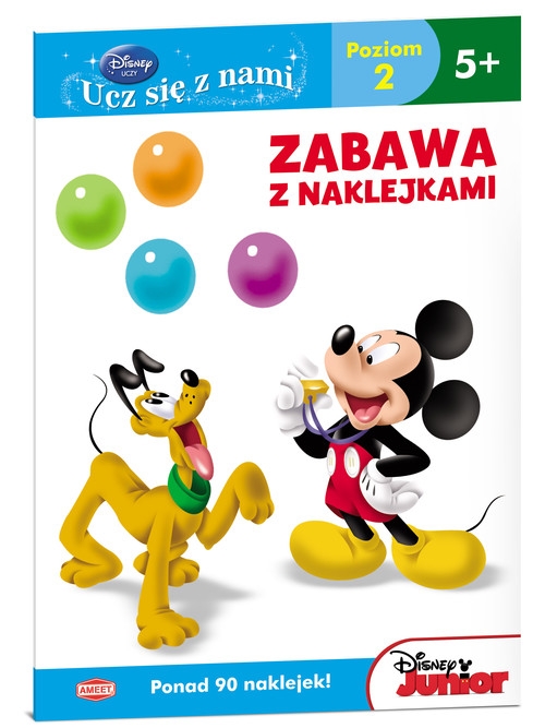 Disney Ucz się z nami Klub Przyjaciół Myszki Miki Zabawa z naklejkami (UDS4)