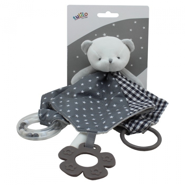 Przytulanka Miluś z dodatkami - Miś 18 cm (4831b)