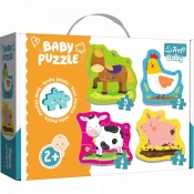 Puzzle Baby Classic 4w1: Zwierzęta na wsi (36070)