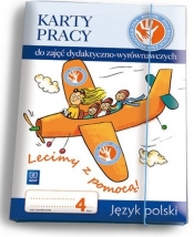Lecimy z pomocą 4 Karty pracy do zajęć dydaktyczno-wyrównawczych - <br />