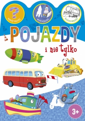 Pojazdy. Zgadywanki, wyklejanki, kolorowanki - Ewa Gorzkowska-Parnas