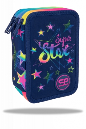 Coolpack, Piórnik potrójny z wyposażeniem Jumper 3 - Stars (F067960)