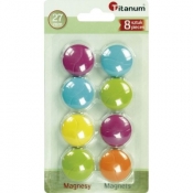 Magnesy do tablic 27mm/8szt (374393)