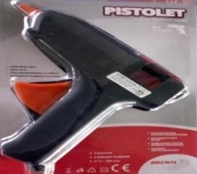 Pistolet do kleju termotopliwego moc 10W