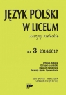 Język Polski w Liceum nr 3 2016/2017 praca zbiorowa