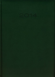 Kalendarz 2014 A4 31D Zielony duży dzienny - <br />