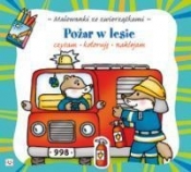 Pożar w lesie