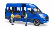 Bus MB Sprinter niebieski z 2 figurkami (BR-02670)