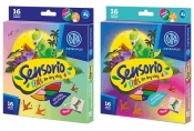 Sensorio Kids, Lekka masa plastyczna Dinozaury, 16 kolorów