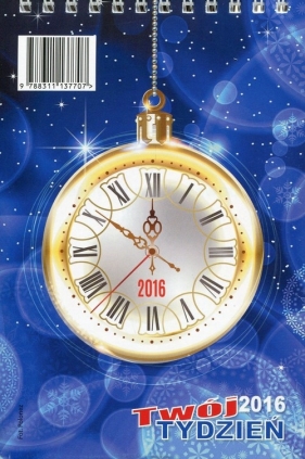 Kalendarz 2016 Twój tydzień B6