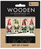 Zakładki drewniane do książki Krasnale