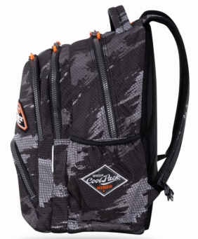 Coolpack - Bentley - Plecak młodzieżowy - Black (Badges B) (B16152)