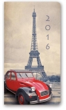 Kalendarz 2016 A6 11T Soft Paryż