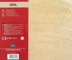 Łamigłówka drewniana Gepetto - Sowa (105687)