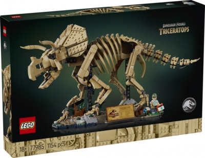 LEGO Jurassic World Szkielety Dinozaurów Triceratops 77985