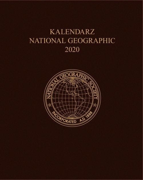 Kalendarz National Geographic 2020, brązowy