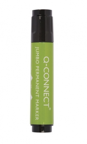 Marker przemysłowy Q-CONNECT Jumbo, ścięty, 2-20mm linia czarny