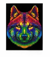 Diamond Dotz - Adults Flocked Neon Wolf
