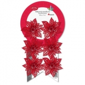 Kwiaty Xmass 8cm/6szt. (19yh020)