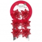 Kwiaty Xmass 8cm/6szt. (19yh020)