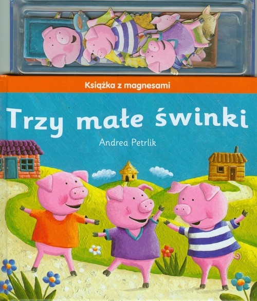 Trzy małe świnki Książka z magnesami