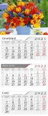 Kalendarz 2022 Trójdzielny Bukiet CRUX