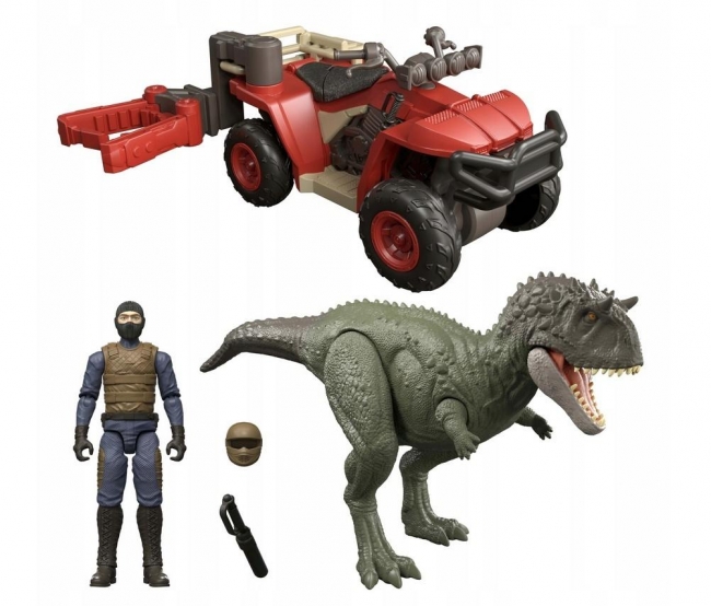 Jurassic World Dinozaur i pojazd terenowy