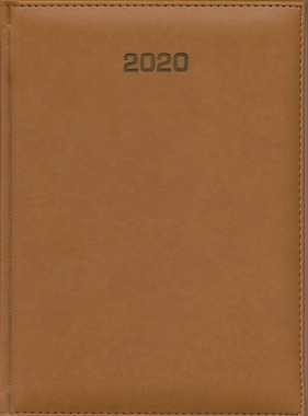 Kalendarz 2020 B5 tygodniowy Vivella jasny brąz