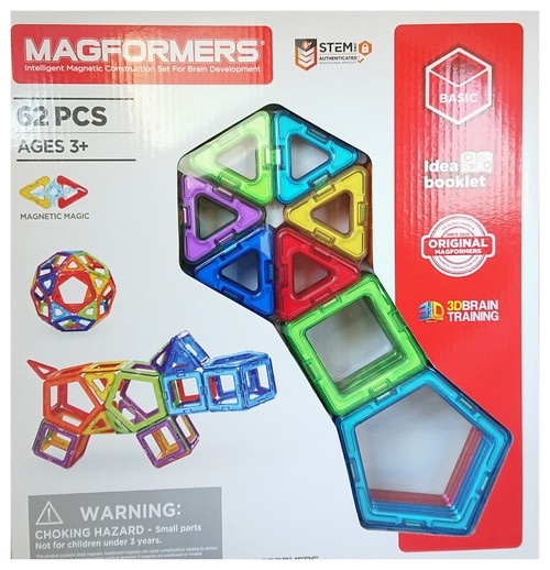 Klocki Magformers Basic - 62 elementy
