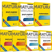 Pakiet 7 książek - repetytoria i arkusze maturalne Greg - Opracowanie zbiorowe