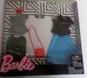 Barbie ubranka z akcesoriami 2 pak