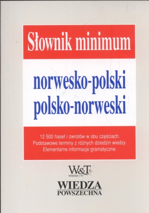 Słownik minimum norwesko - polski polsko-norweski