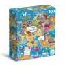  Puzzle - Look & Find - Świat pingwinów, 100 el.Wiek: 6+