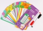 Karty edukacyjne – Mnożenie, 15 kart, 2 pisaki, Happy Color