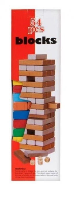 Gra wieża drewniana