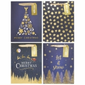 Torba prezentowa Święta 18x23x10cm mix STRIGO