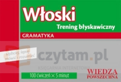 WP Włoski - Trening błyskawiczny. Słownictwo podstawowe (Uszkodzona okładka)